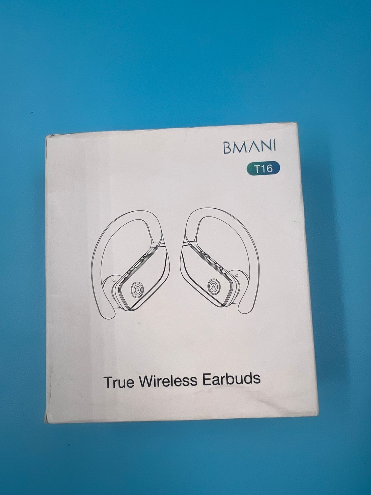 Auriculares inalámbricos Bluetooth BMANI celeste