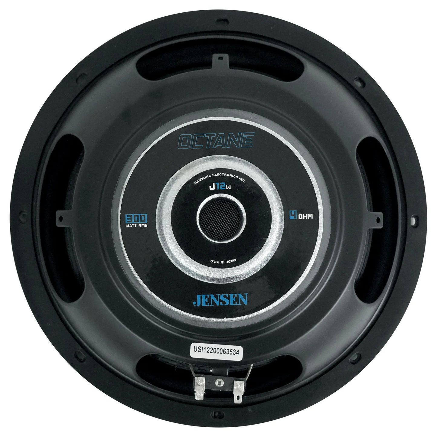 subwoofer Jensen J12W de 12 pulgadas y 1200 vatios. ( DETALLE)
