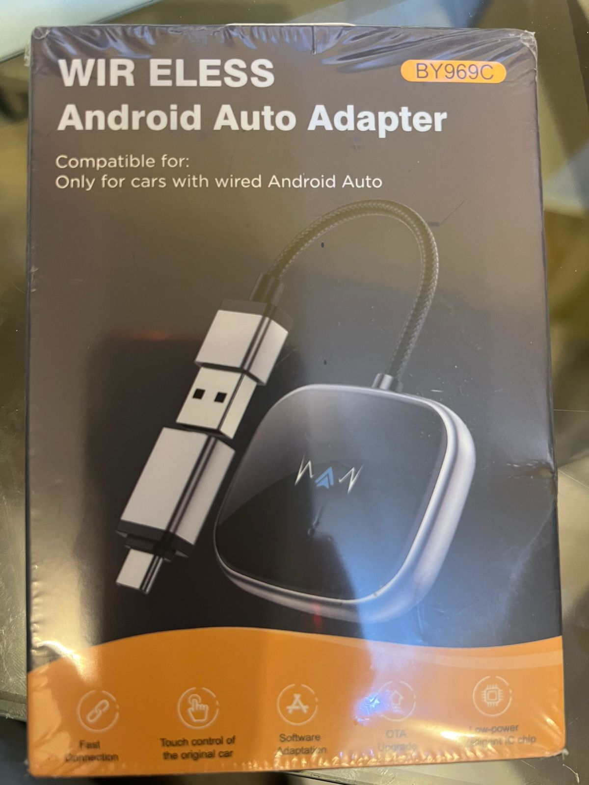 Adaptador automático inalámbrico para Android BY969C