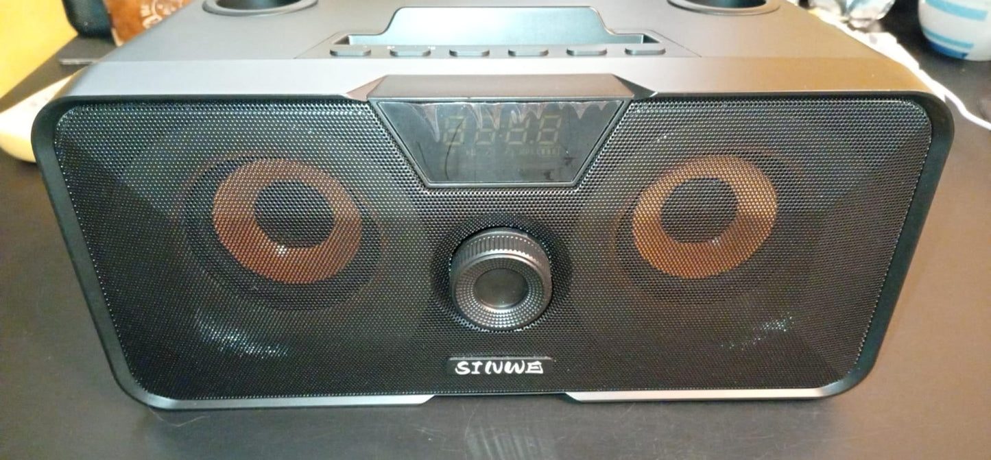 Máquina de karaoke para adultos y niños con 2 micrófonos, SINWE.
