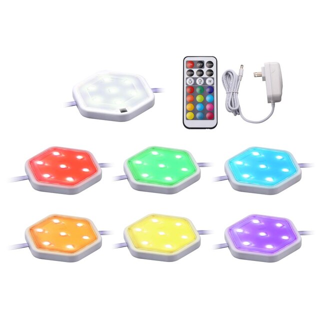 9 luces LED control remoto cambian de color BLACK+DECKER