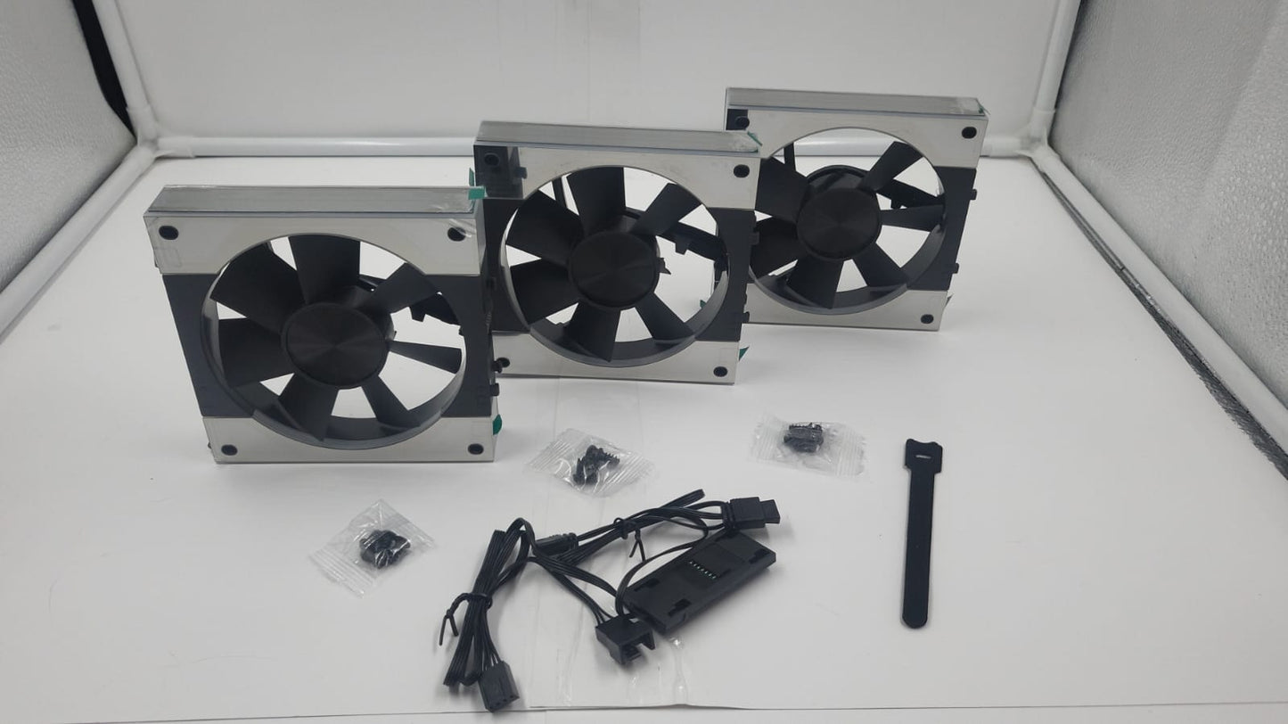 Ventilador de PC JM-V3 120 Infinity Mirror Module Daisy-Chain 4.724 in ARGB PWM
