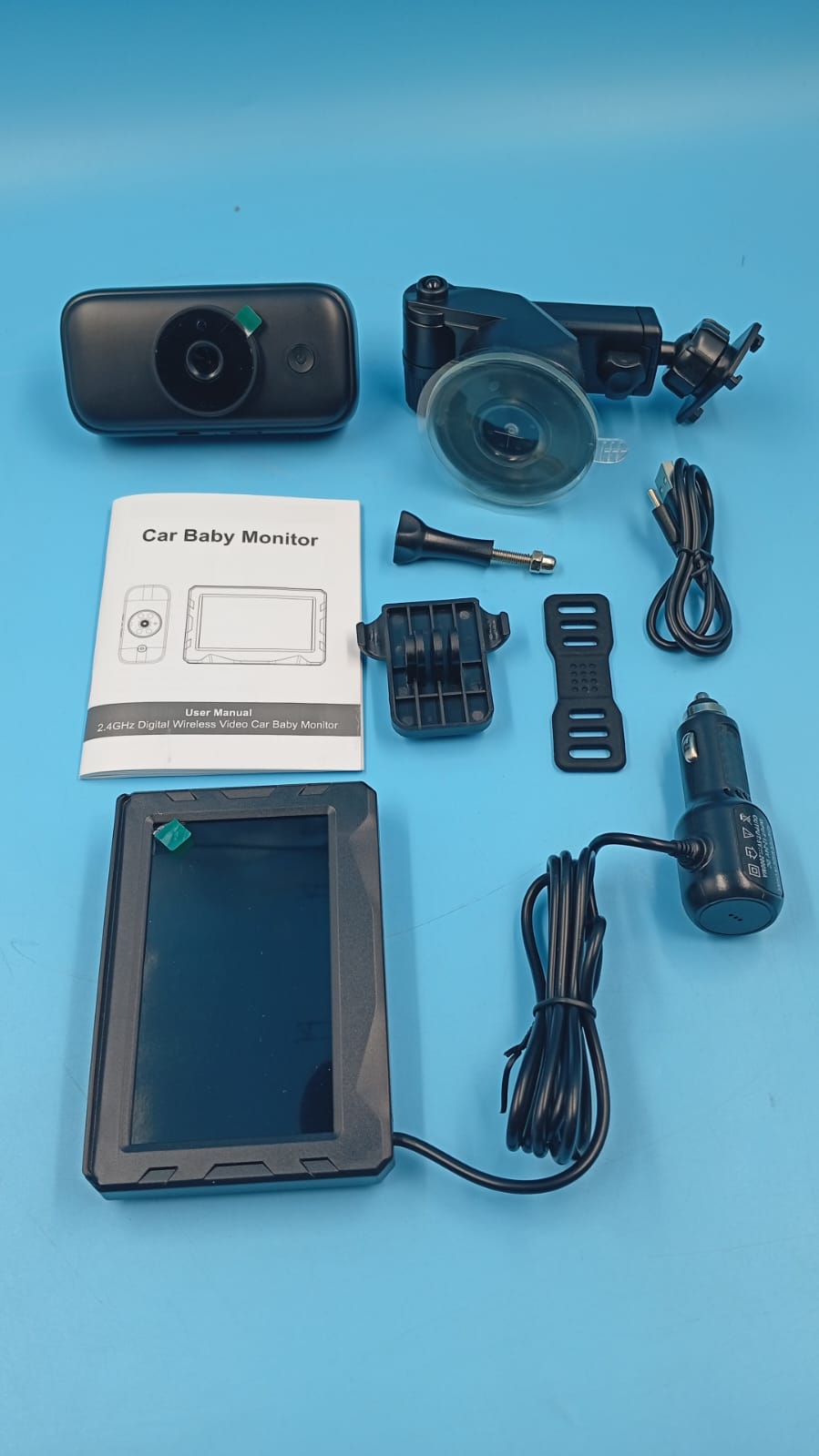 Cámara inalámbrica para automóvil, para ver al bebé, 4.3" 1080P