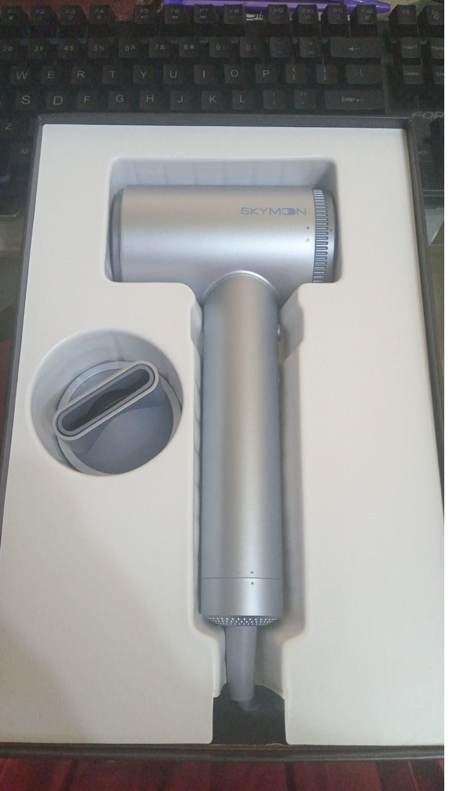 SKYMOON Secador de pelo iónico, secado rápido, ligero, alta velocidad.