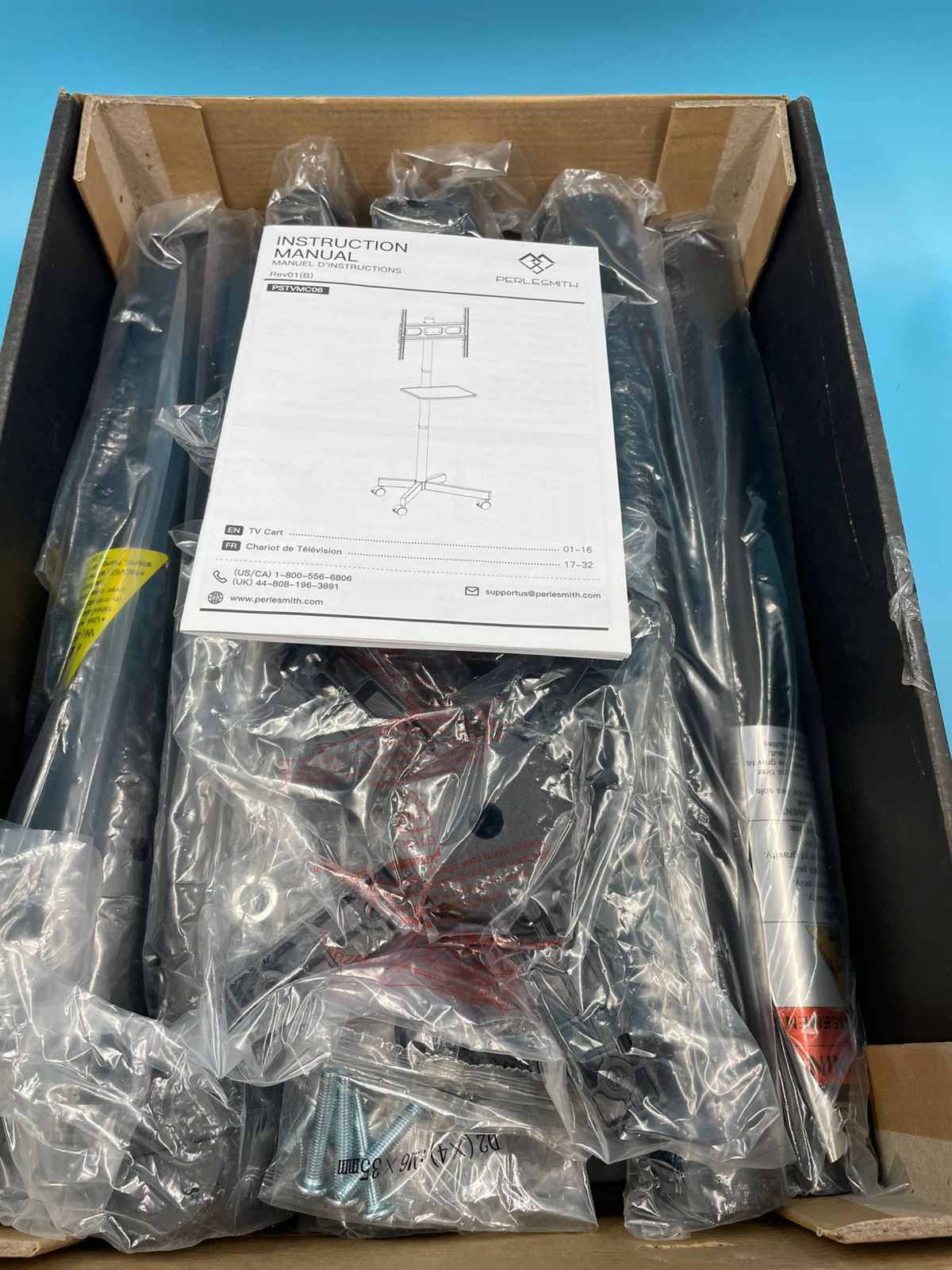 PERLESMITH - Soporte de TV móvil para televisores LCD.