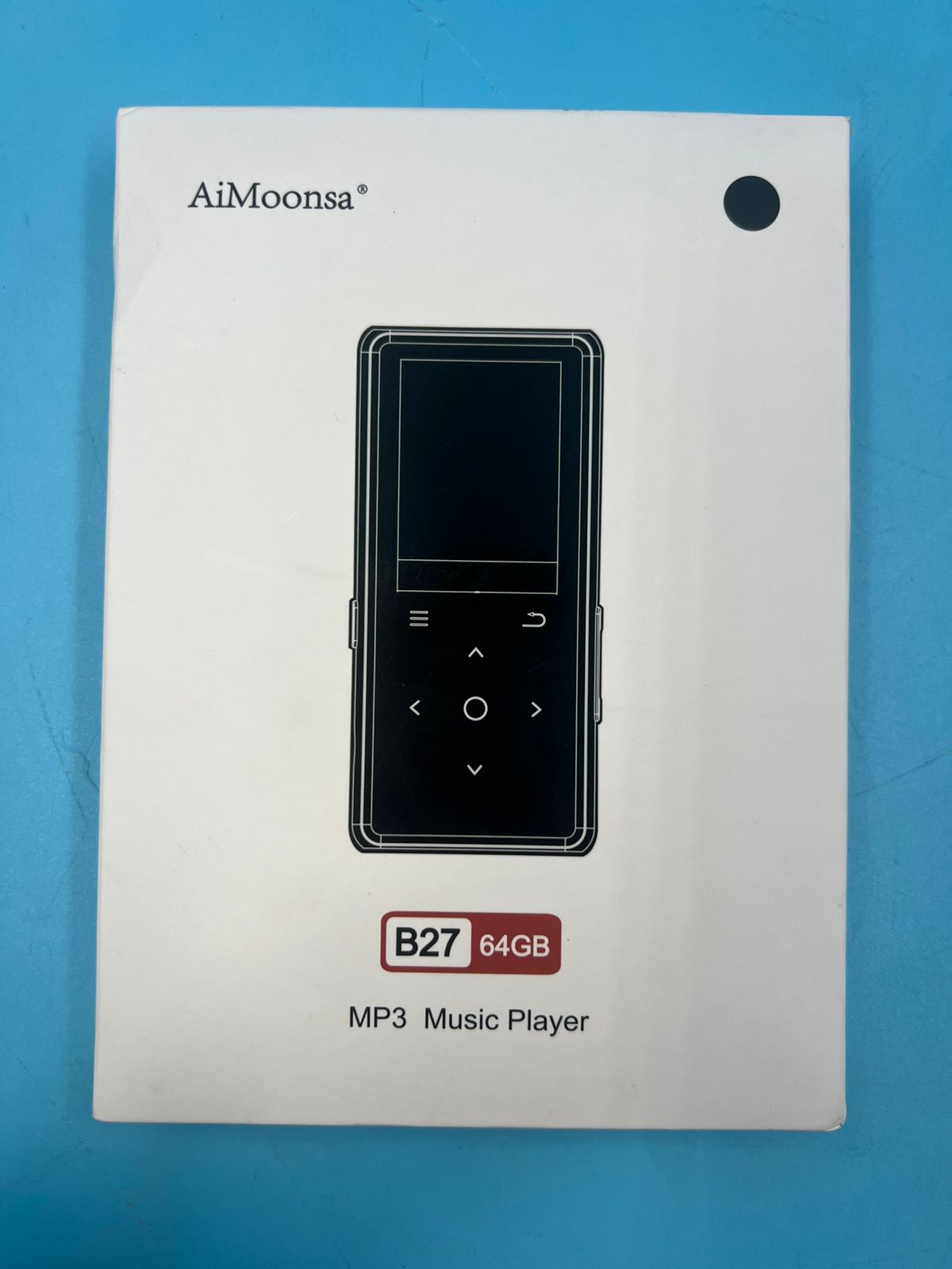 Reproductor de MP3 de 64 GB con Bluetooth 5.2 negro