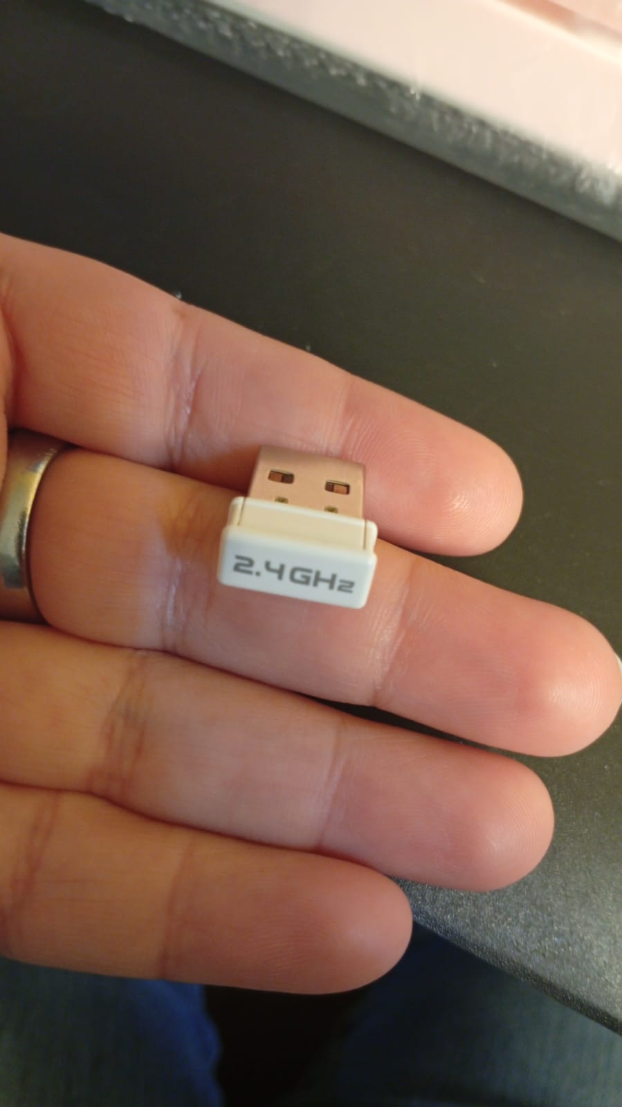 Combo de teclado y mouse inalámbricos, 2.4GHz, receptor USB.