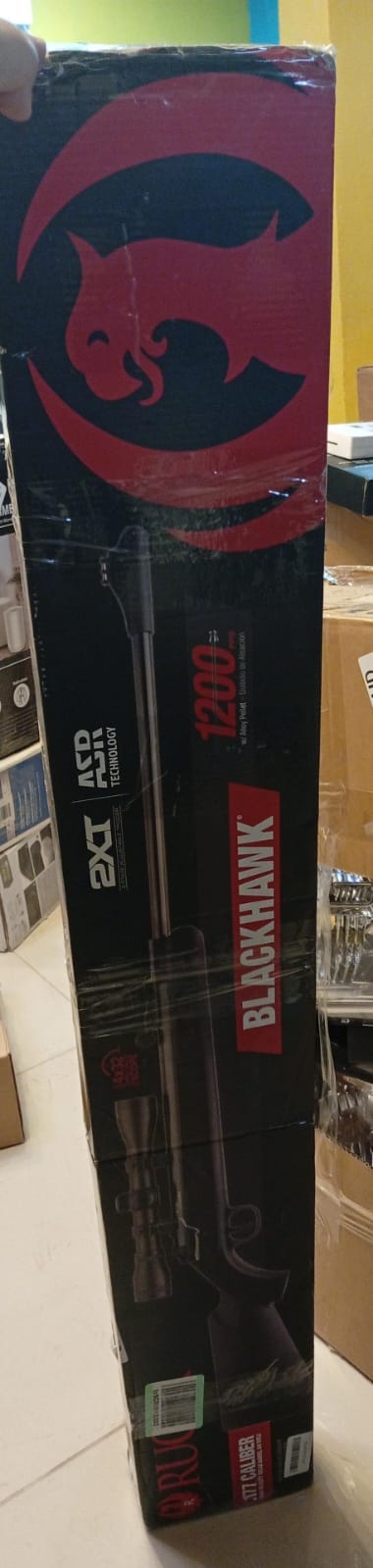 Rifle de aire Ruger Blackhawk Combo, .177, 1200FPS, pellets.