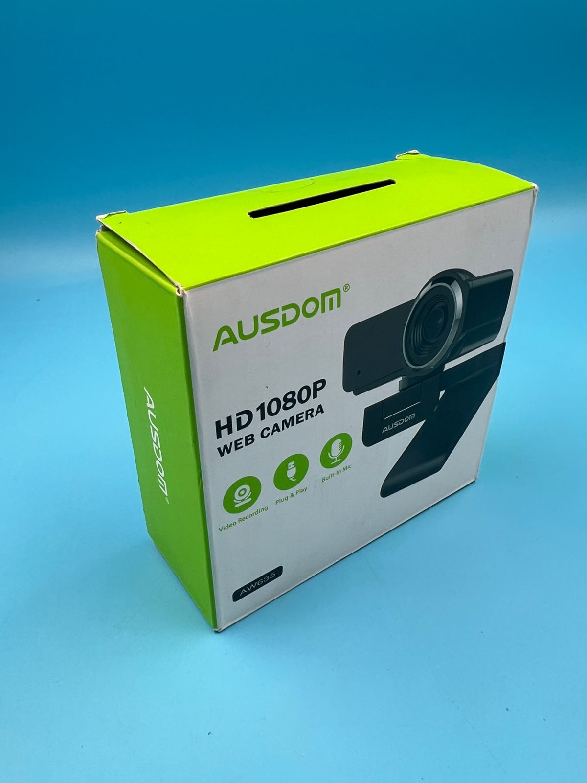 AUSDOM Cámara Web Full HD 1080p (USADO)