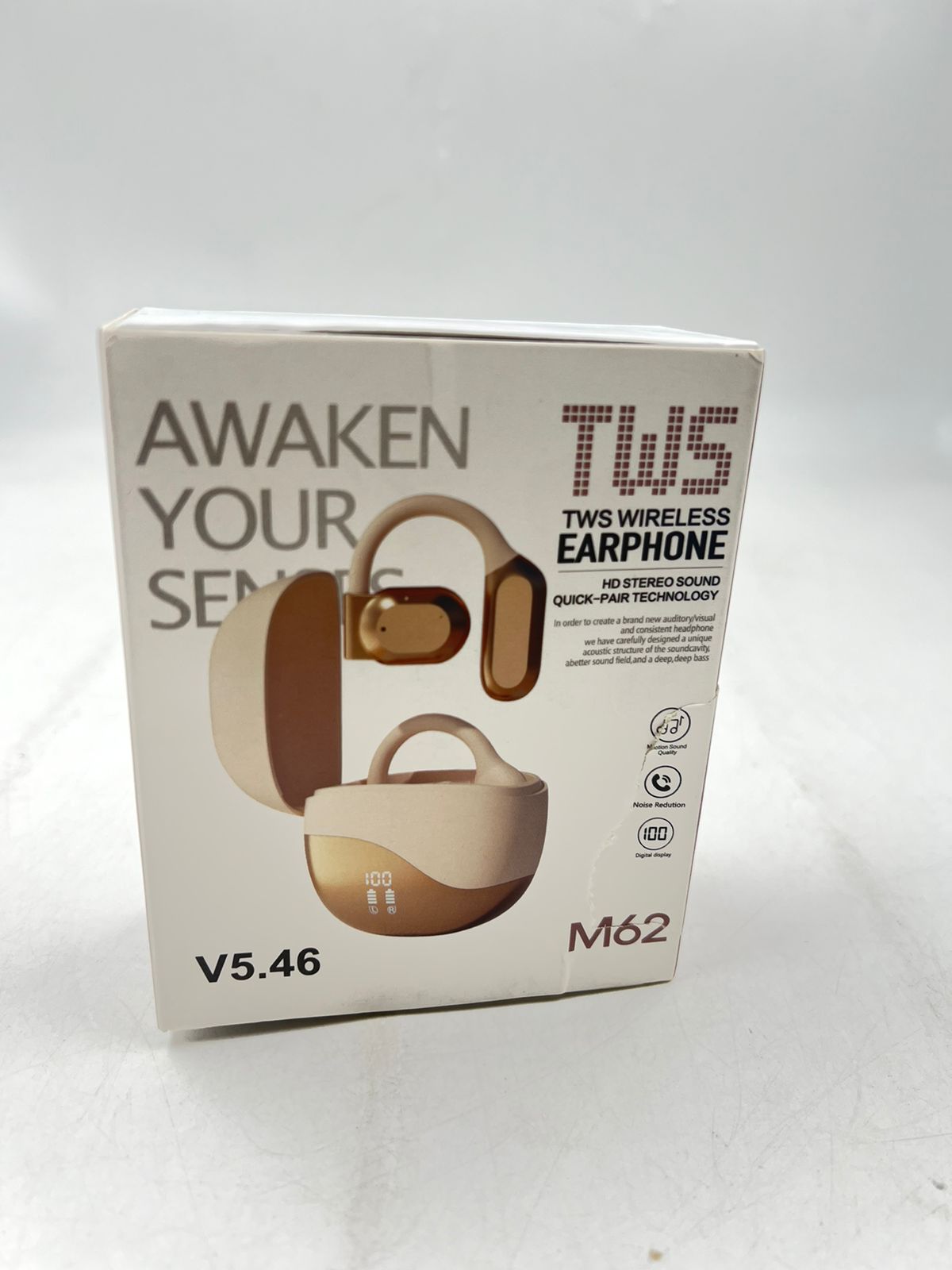 Auriculares TWS M62 inalámbricos Bluetooth conducción ósea