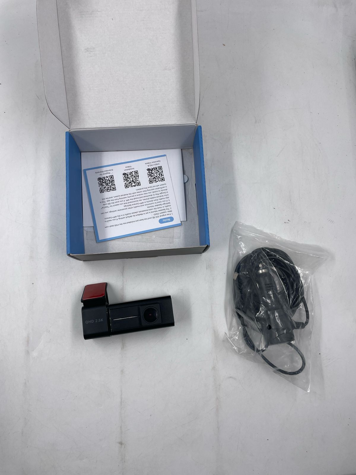 Dash Cam WiFi 2.5K Cámara de coche, E-YEEGER.