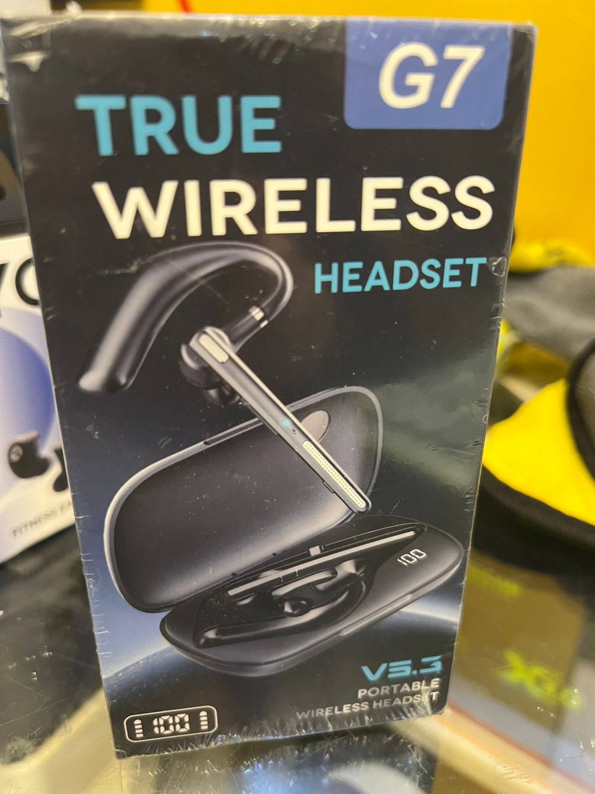 Auriculares Bluetooth V5.3 G7 con estuche de carga