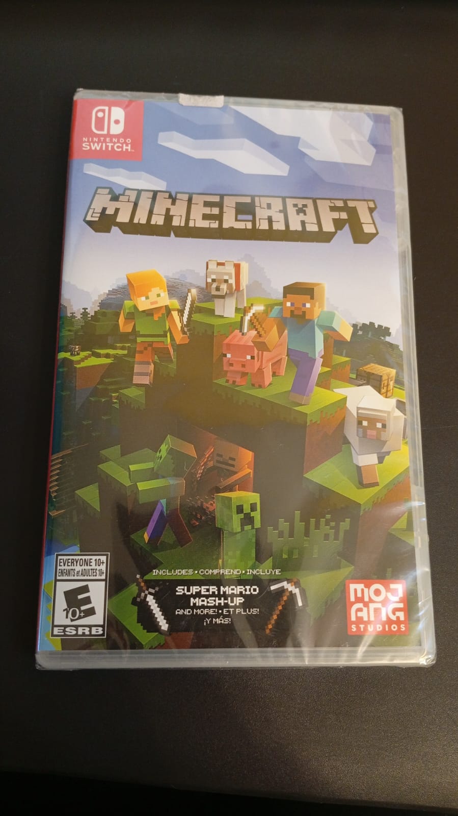 Juego Minecraft, para Nintendo Switch, incluye Mario Mash-Up.