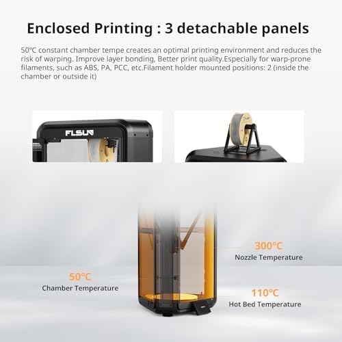 FLSUN Impresora 3D T1 Pro 1000mm/s