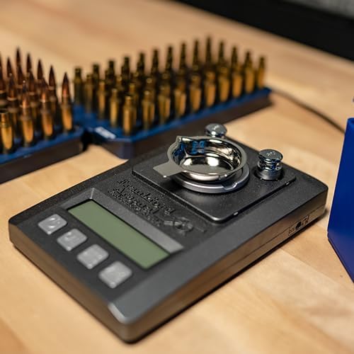Báscula de precisión Frankford Arsenal Platinum Series con estuche.