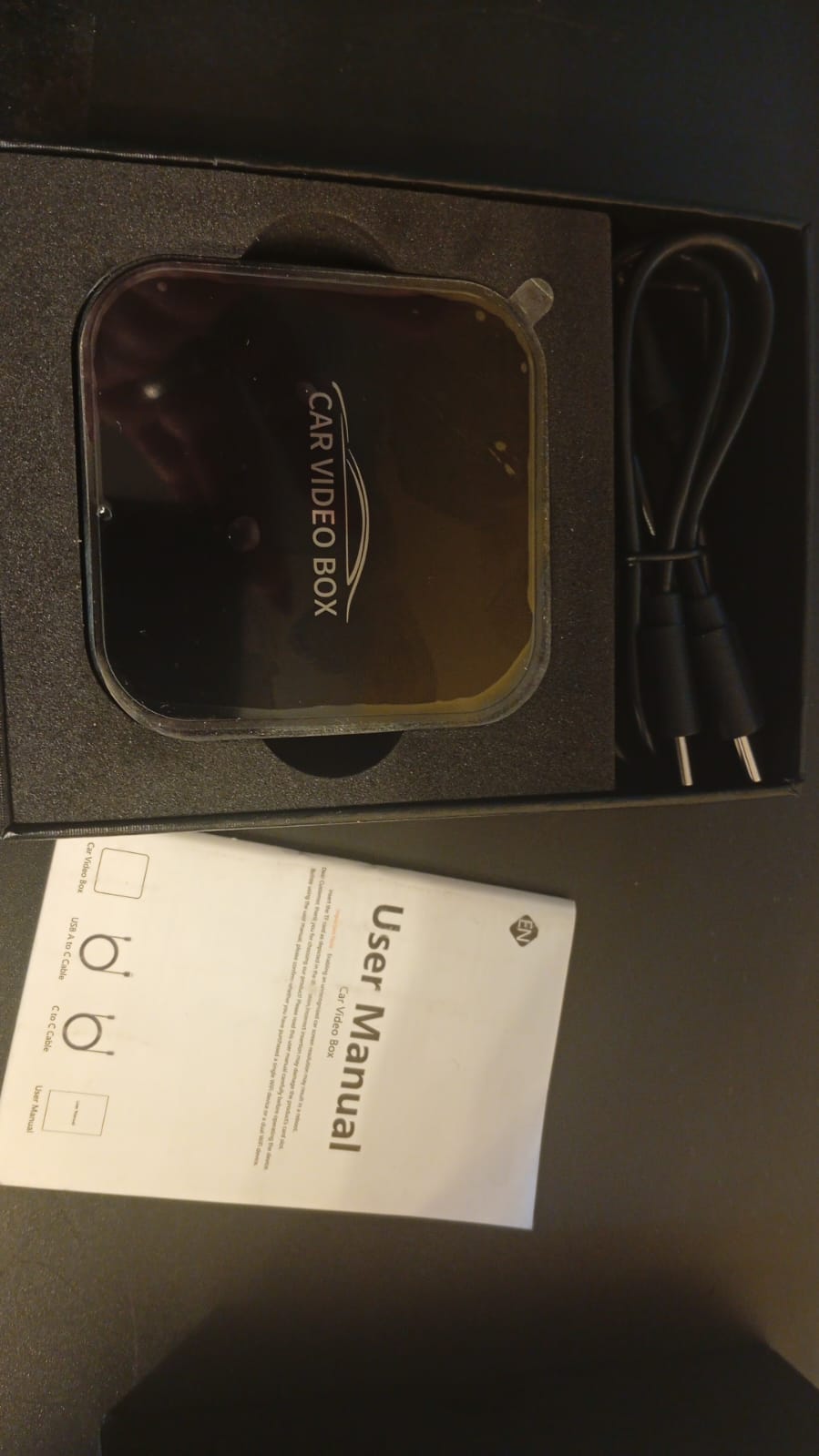 Adaptador Carplay Inalámbrico, 1080p Video Box.