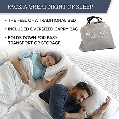 King Koil Colchón de Aire de Lujo California King con Bomba Integrada