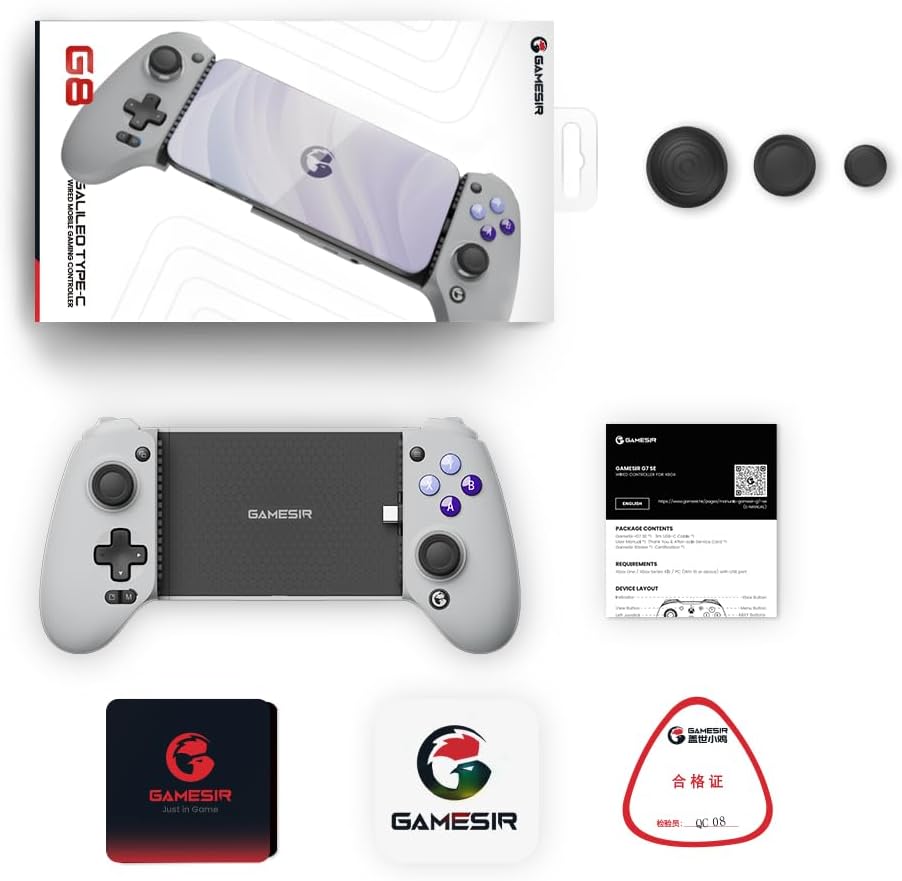 GameSir G8 Galileo - Controlador móvil tipo C.