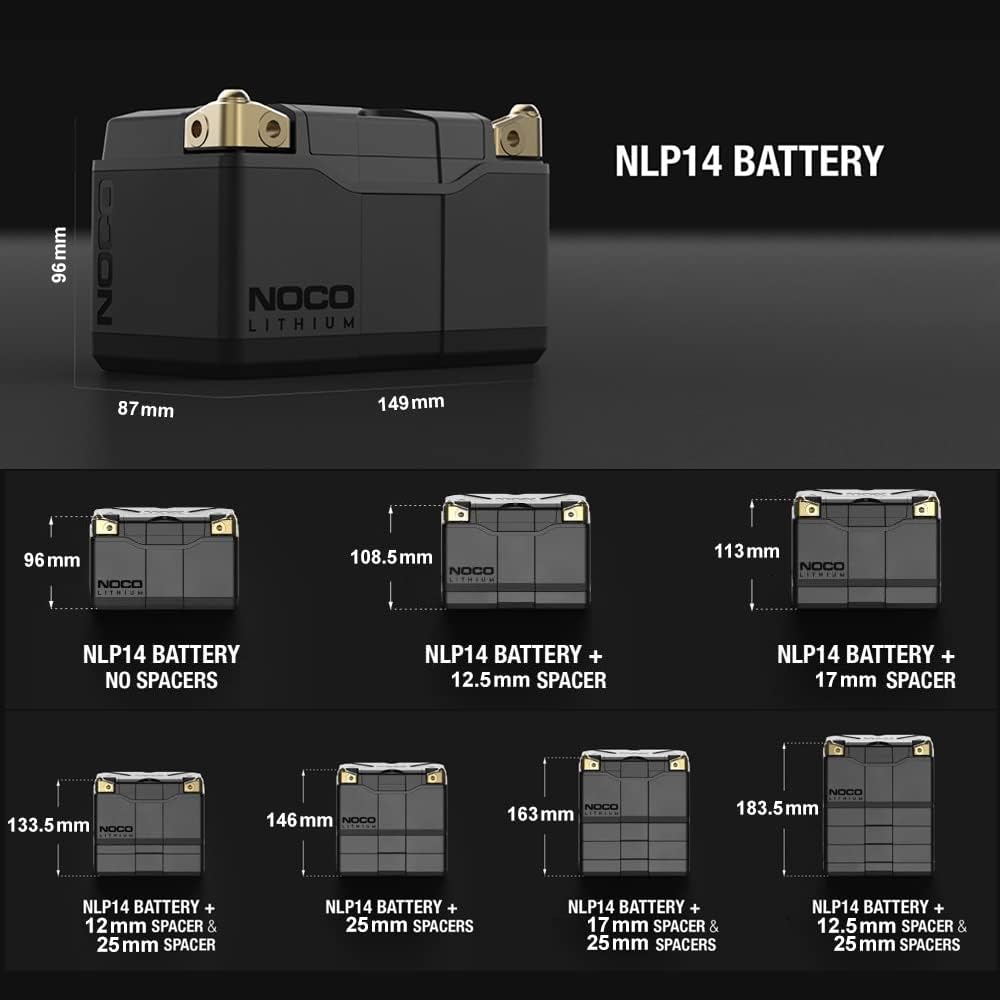Batería de litio, 12 V, Para motos, scooter o varios. (USADO).