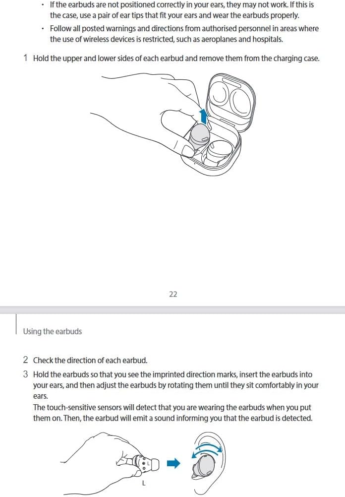 Samsung Galaxy Buds Pro, Audífonos inalámbricos, (USADO)