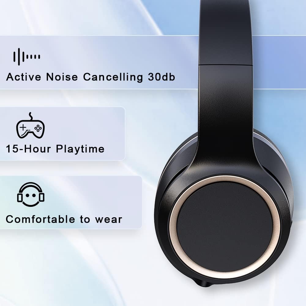 Tumwove Auriculares con cancelación activa de ruido.