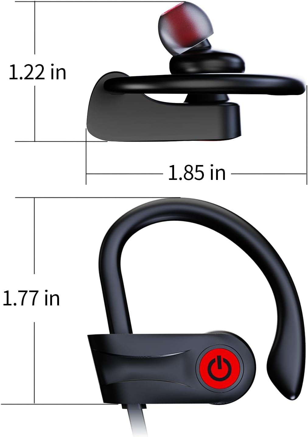 Auriculares U18 inalámbricos con 16hrs de reproducción, impermeables