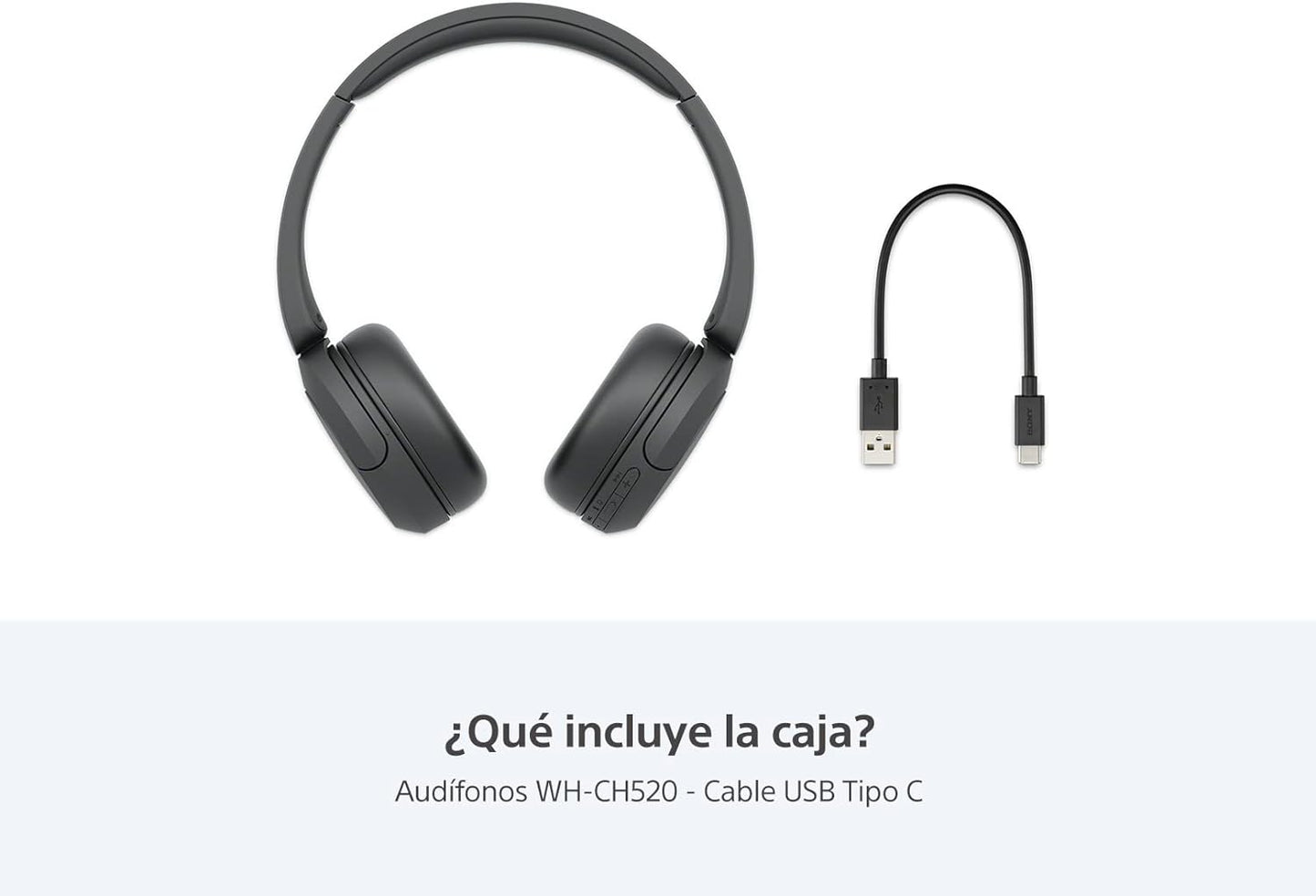Sony Audífonos inalámbricos on-Ear, 50 Horas de duración de batería.