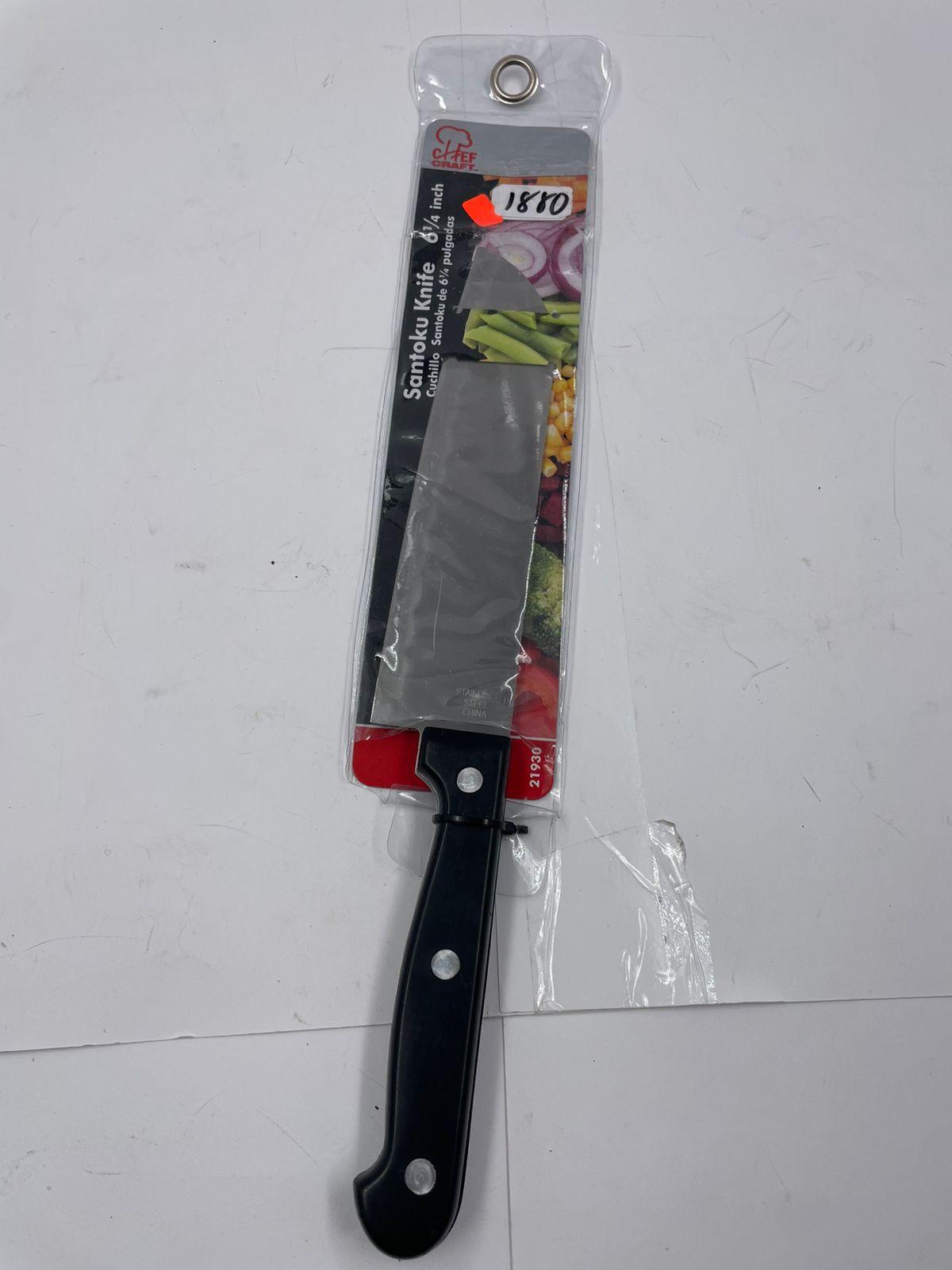 Chef Craft Select Santoku Cuchillo, hoja de 6 1/4 inch.