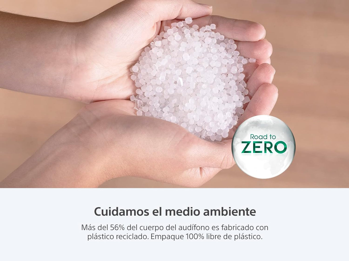 Sony Audífonos inalámbricos on-Ear, 50 Horas de duración de batería.