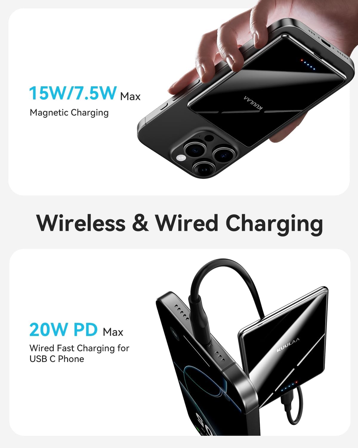 Kuulaa Power Bank Ultra Delgado (USADO)