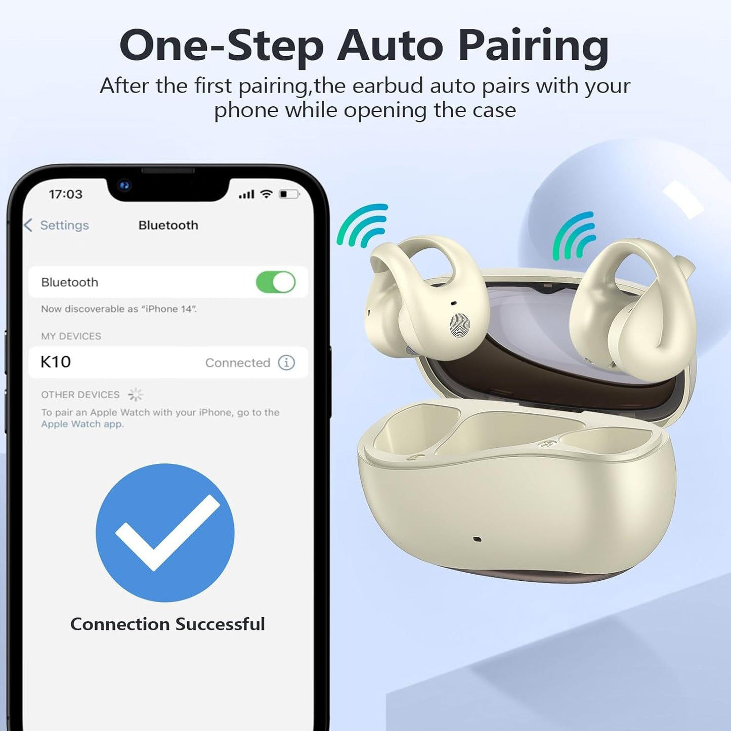 Kurdene Auriculares Con Clip Para La Oreja Abiertos