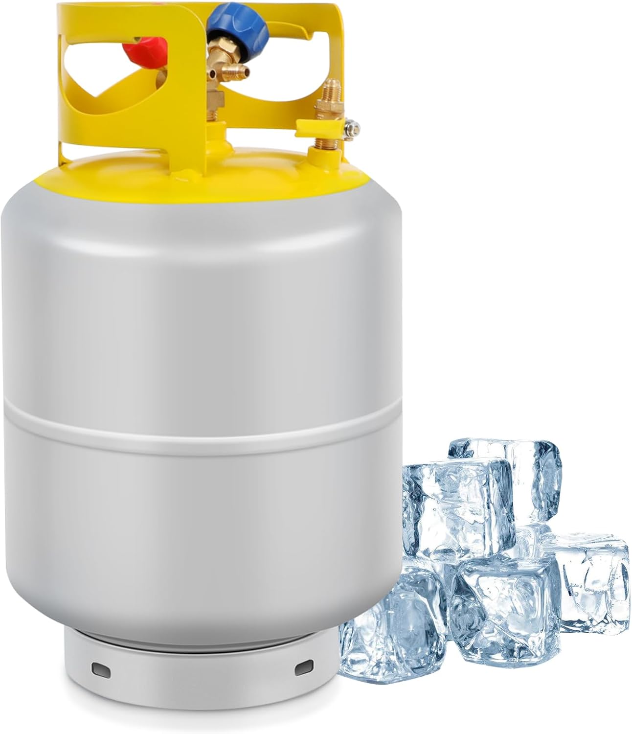 Tanque cilíndrico de recuperación de refrigerante con capacidad de 50lb