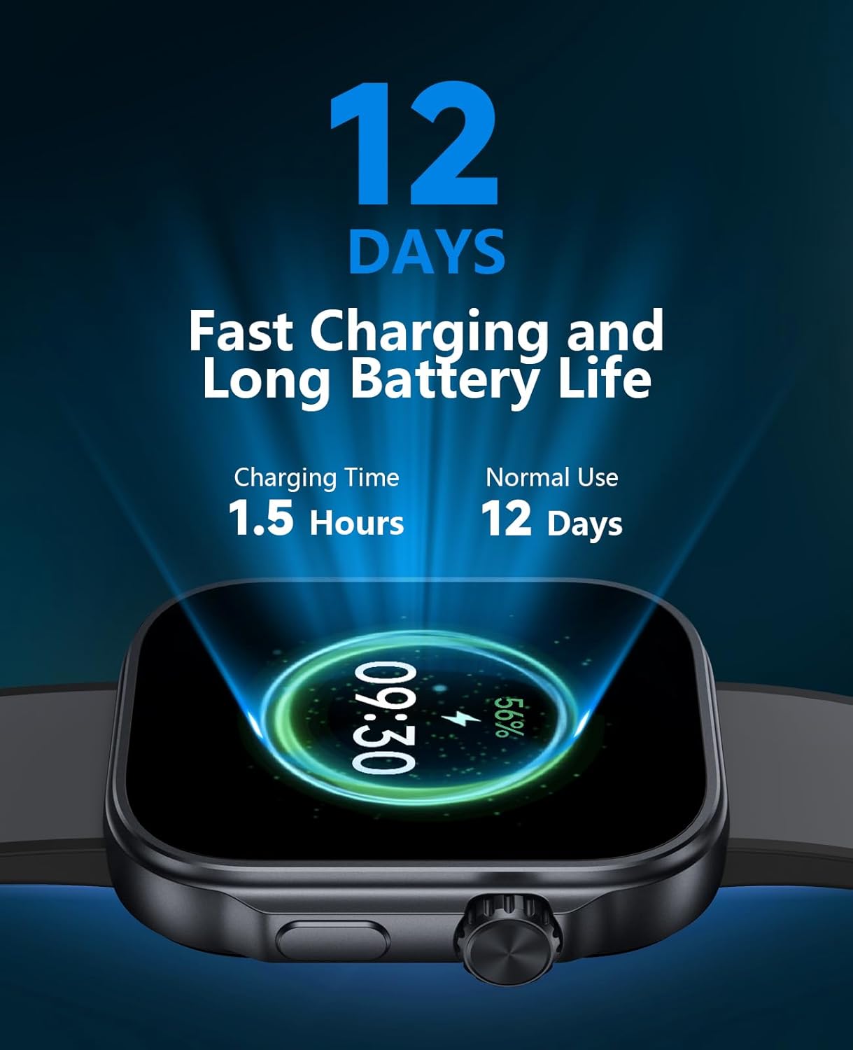 Reloj inteligente, monitor de presión arterial SOUYIE. (USADO)