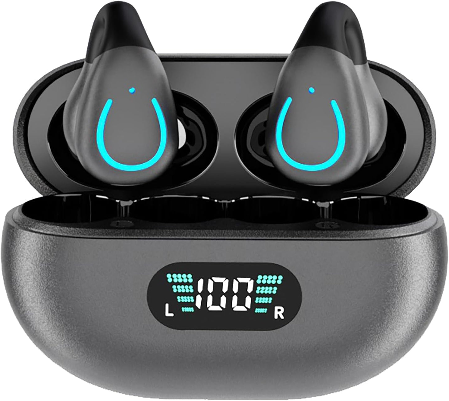 Auriculares YYK-Q71 De Conducción Ósea Abierta Bluetooth Gris