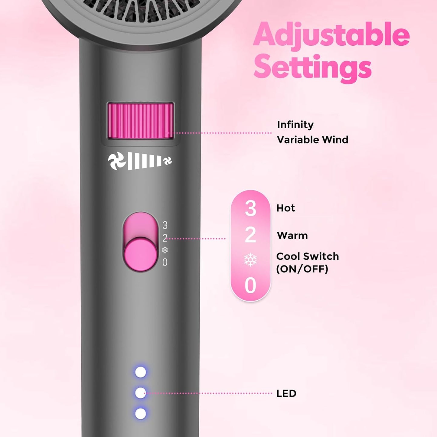 SIYOO HDR-06 Secador de pelo profesional con detalle openbox