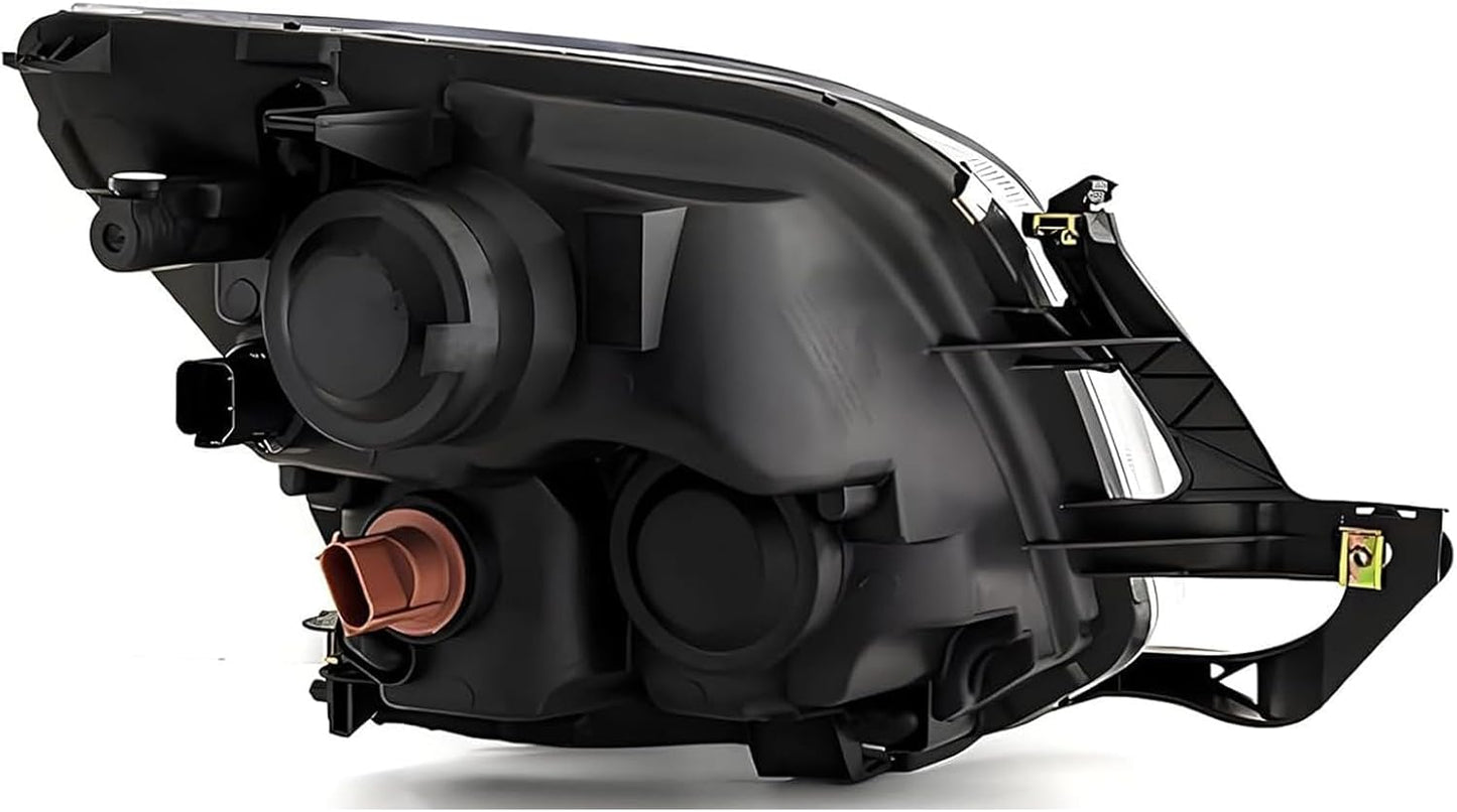 Faros delanteros para Ford Fusion 2006 2007 2008 2009, carcasa negra transparente