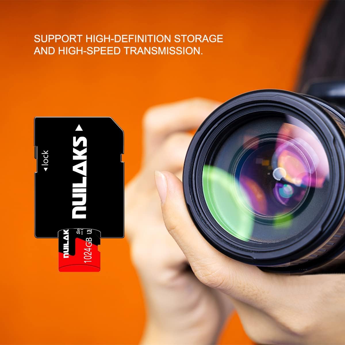 Tarjeta Micro SD de 1 TB, alta velocidad, computadora, tablet, cámara, Cell.