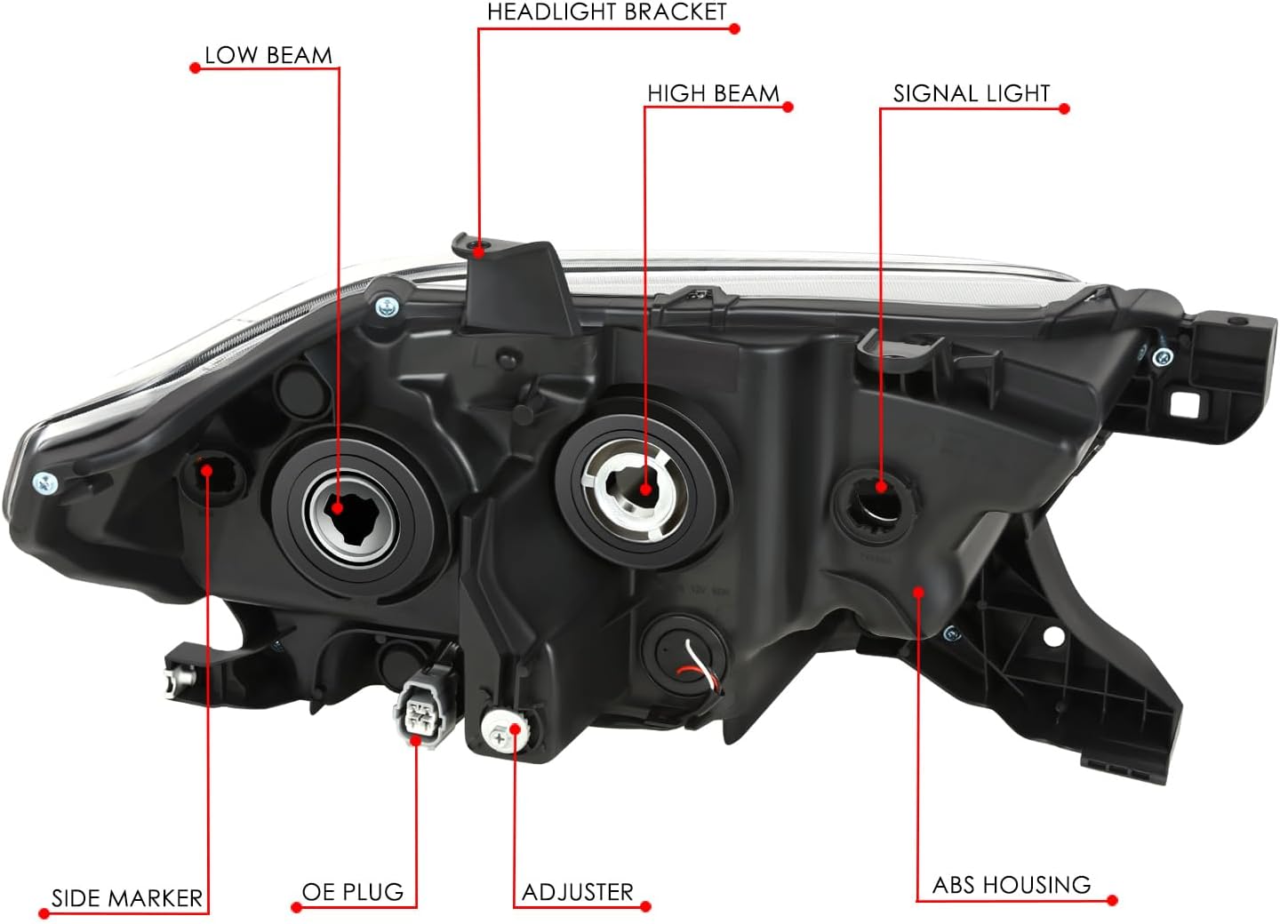 Faros Delanteros compatibles con Tacoma 2016-2023, halógeno.