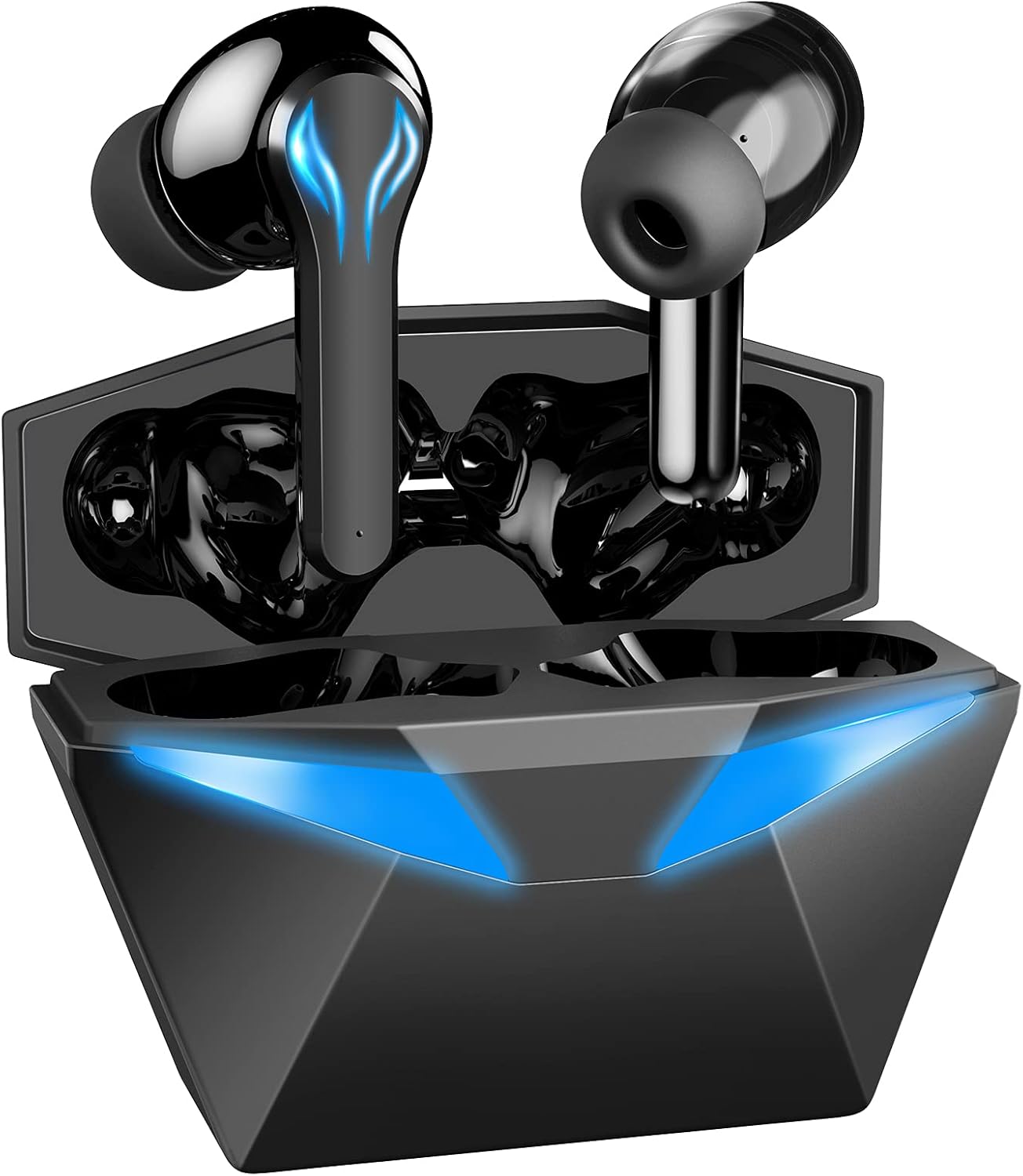 Auriculares inalámbricos Bluetooth 5.1, para juegos, control táctil.