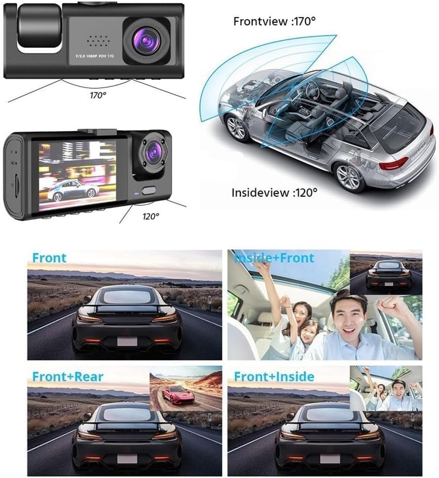 Grabadora de tráfico para vehículo 1080P Black Box Super HD (USADO)