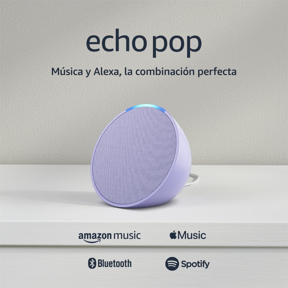 Amazon Echo Pop (modelo más reciente). COLOR MORADO.