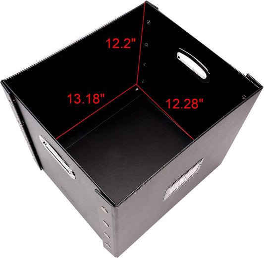 2 Cajas almacenamiento discos de vinilo 12"