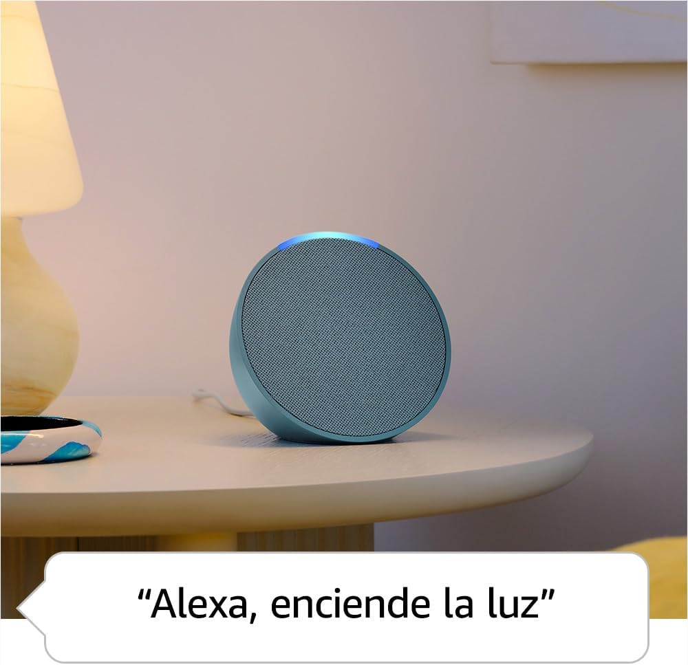 Amazon Echo Pop (modelo más reciente). (verde azulado)