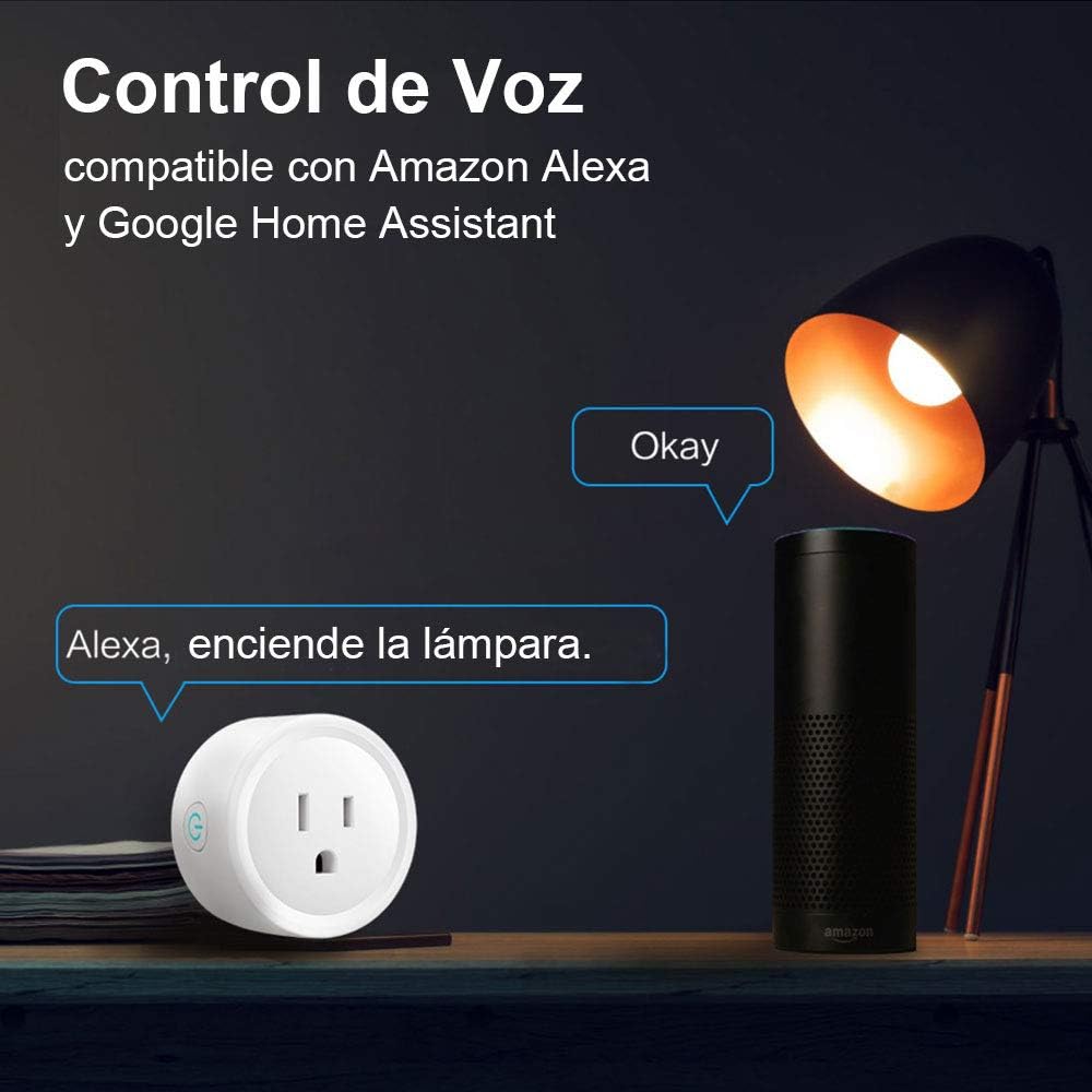 Wifi Smart Plug, Enchufe Inteligente Mini Outlets.