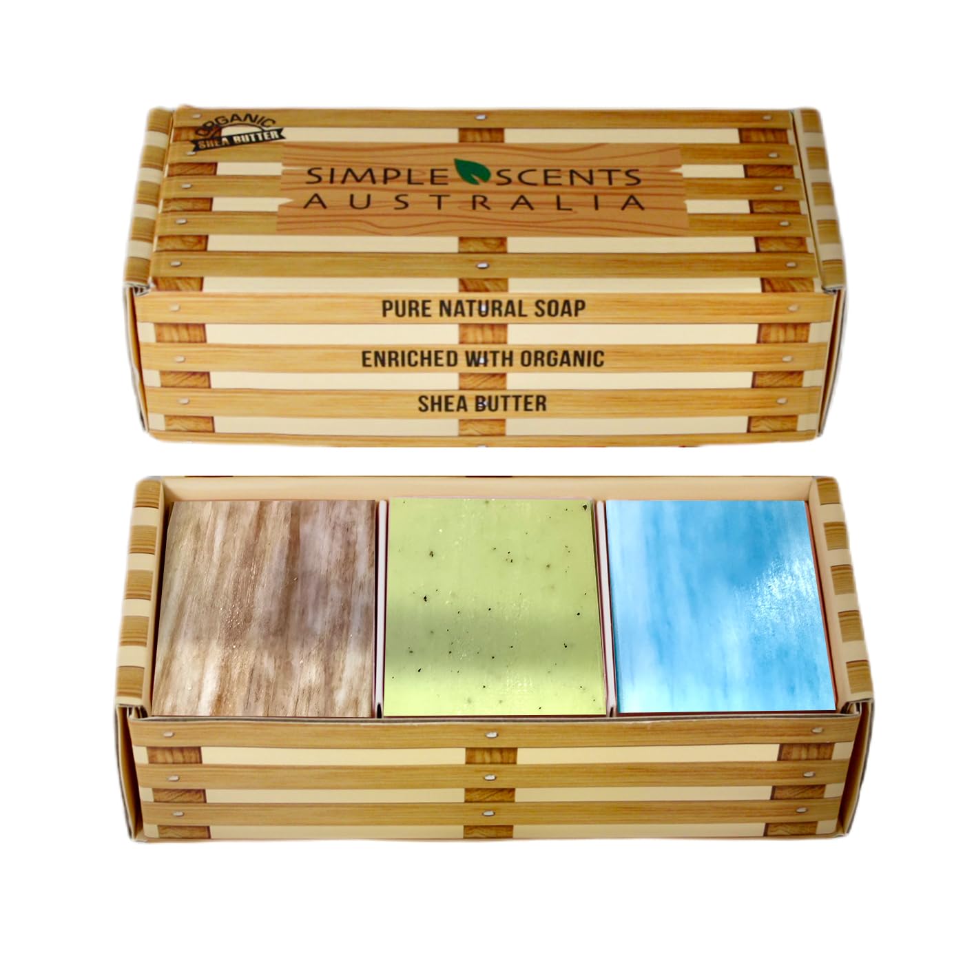 6 Jabones naturales de maderas costeras 100g