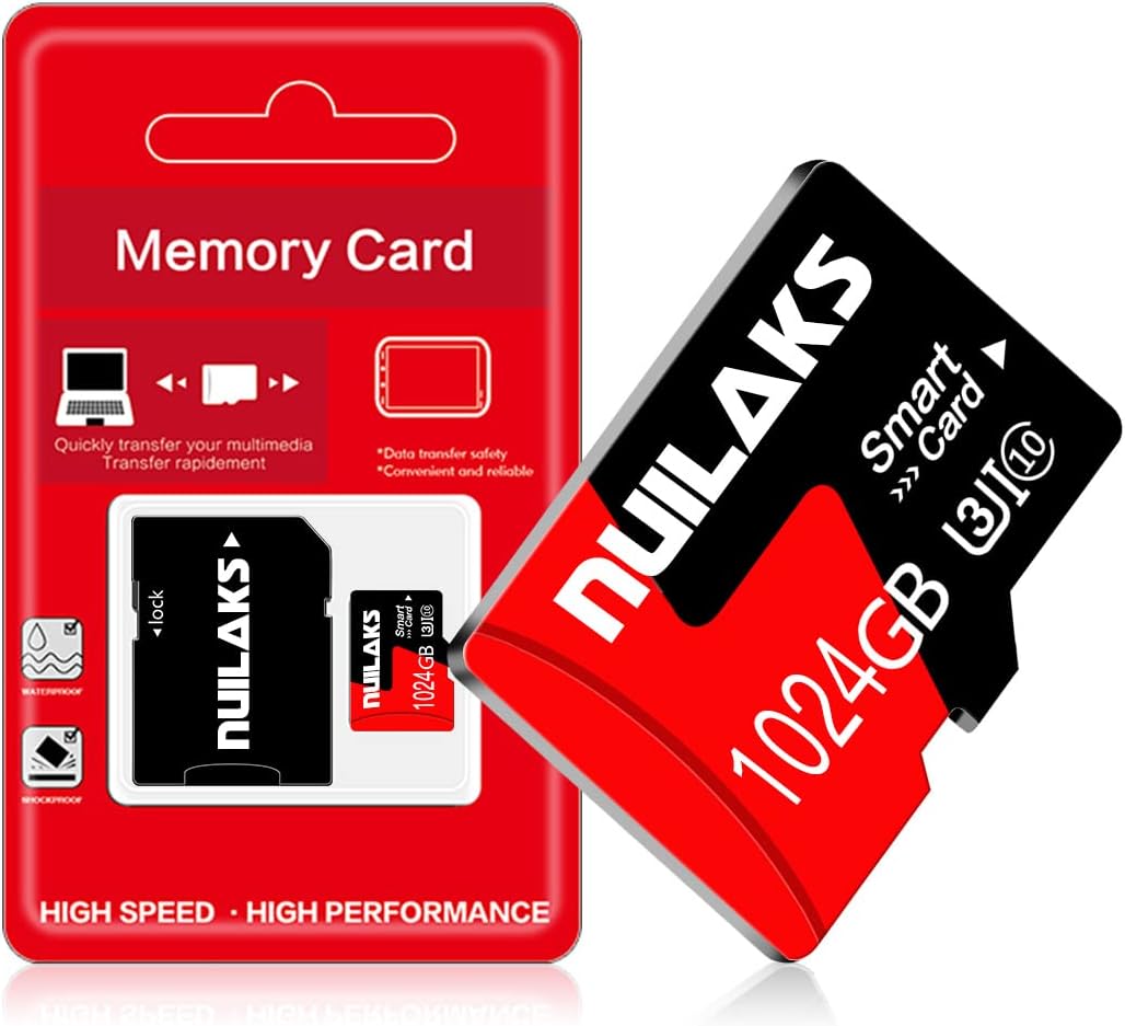Tarjeta Micro SD de 1 TB, alta velocidad, computadora, tablet, cámara, Cell.