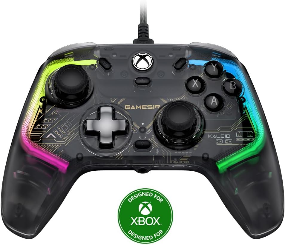 Mando con cable GameSir Kaleid para Xbox.