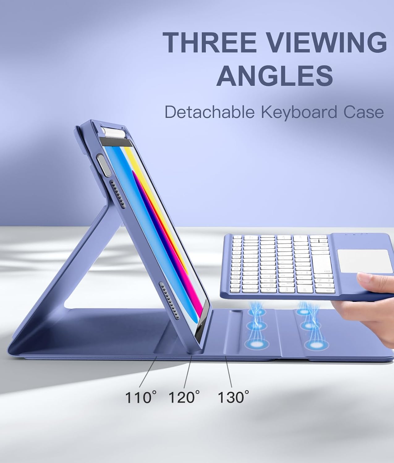 Funda con teclado trackpad iPad de 11ª y 10ª generación (USADO)