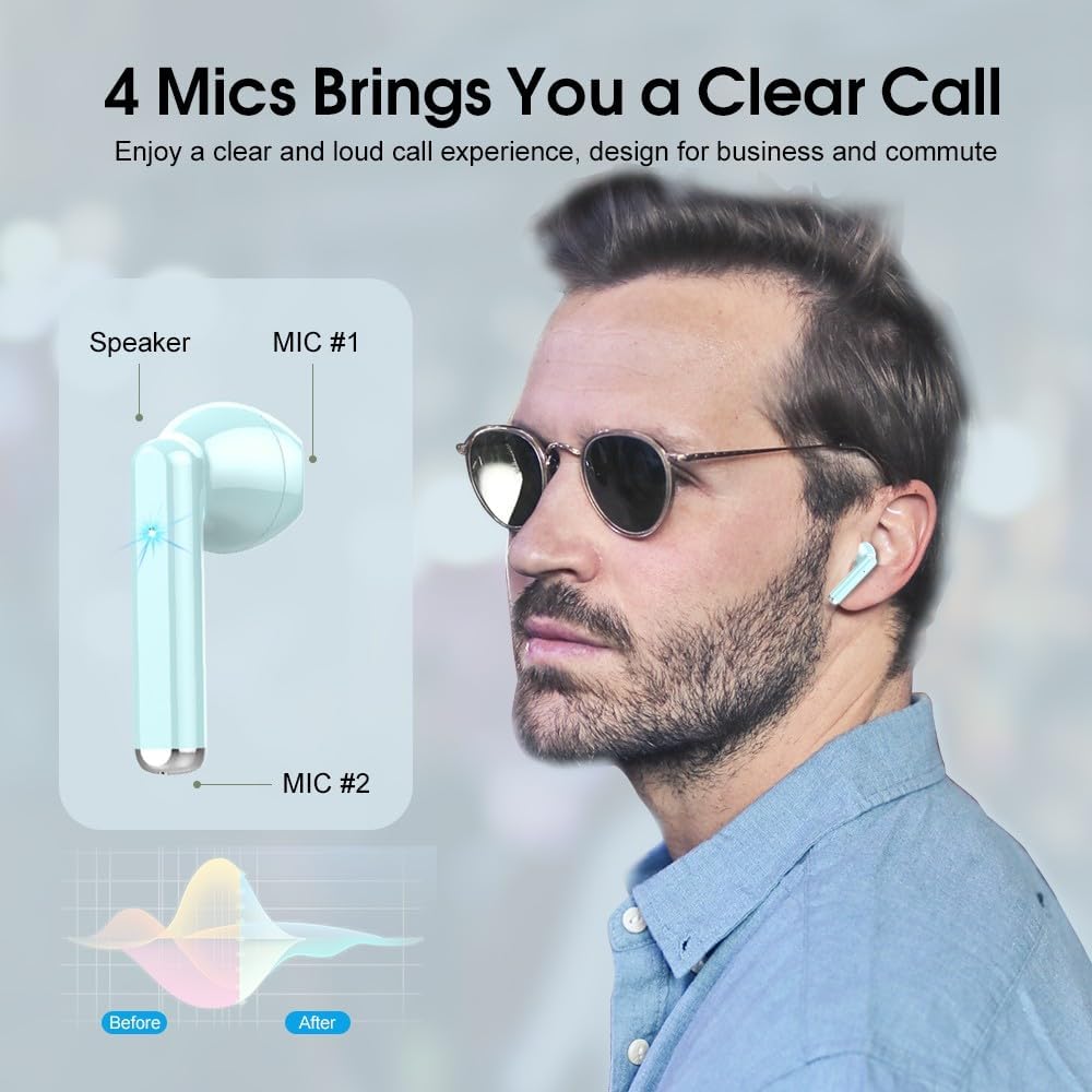 OYIB Auriculares Bluetooth 5.3 in-ear.