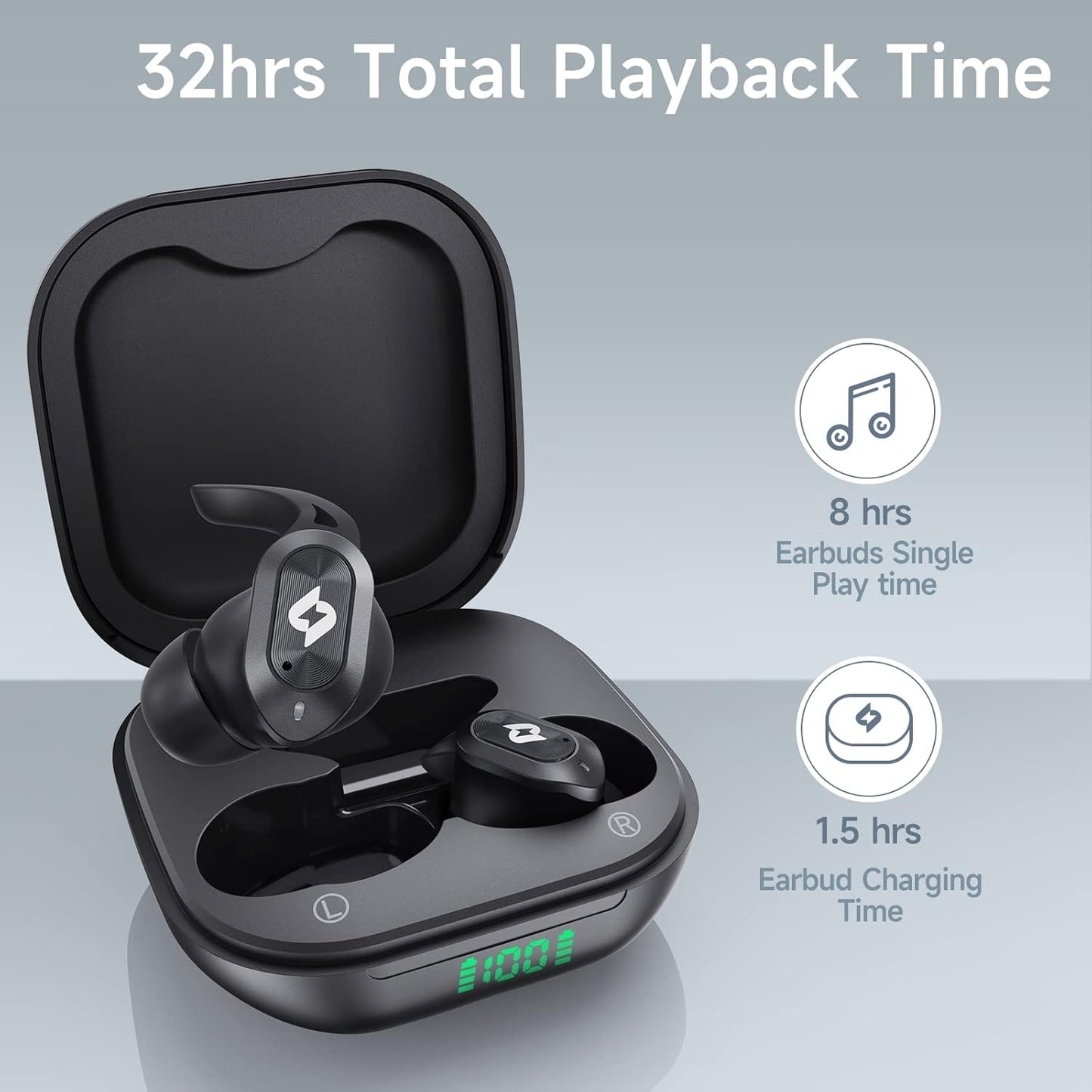 Auriculares inalámbricos Yeteky A16 con 32hrs (USADO)